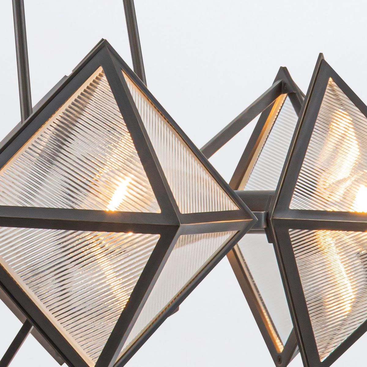 Quintiesse Cairo 8 Light Chandelier - Urban Bronze