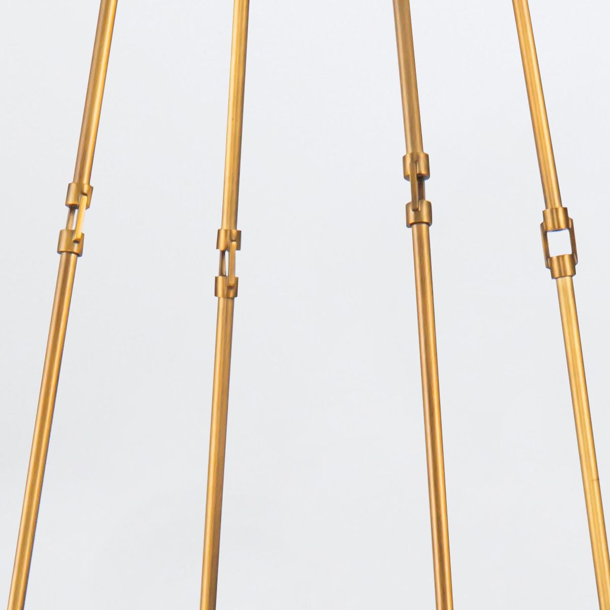 Quintiesse Cairo 8 Light Chandelier - Vintage Brass