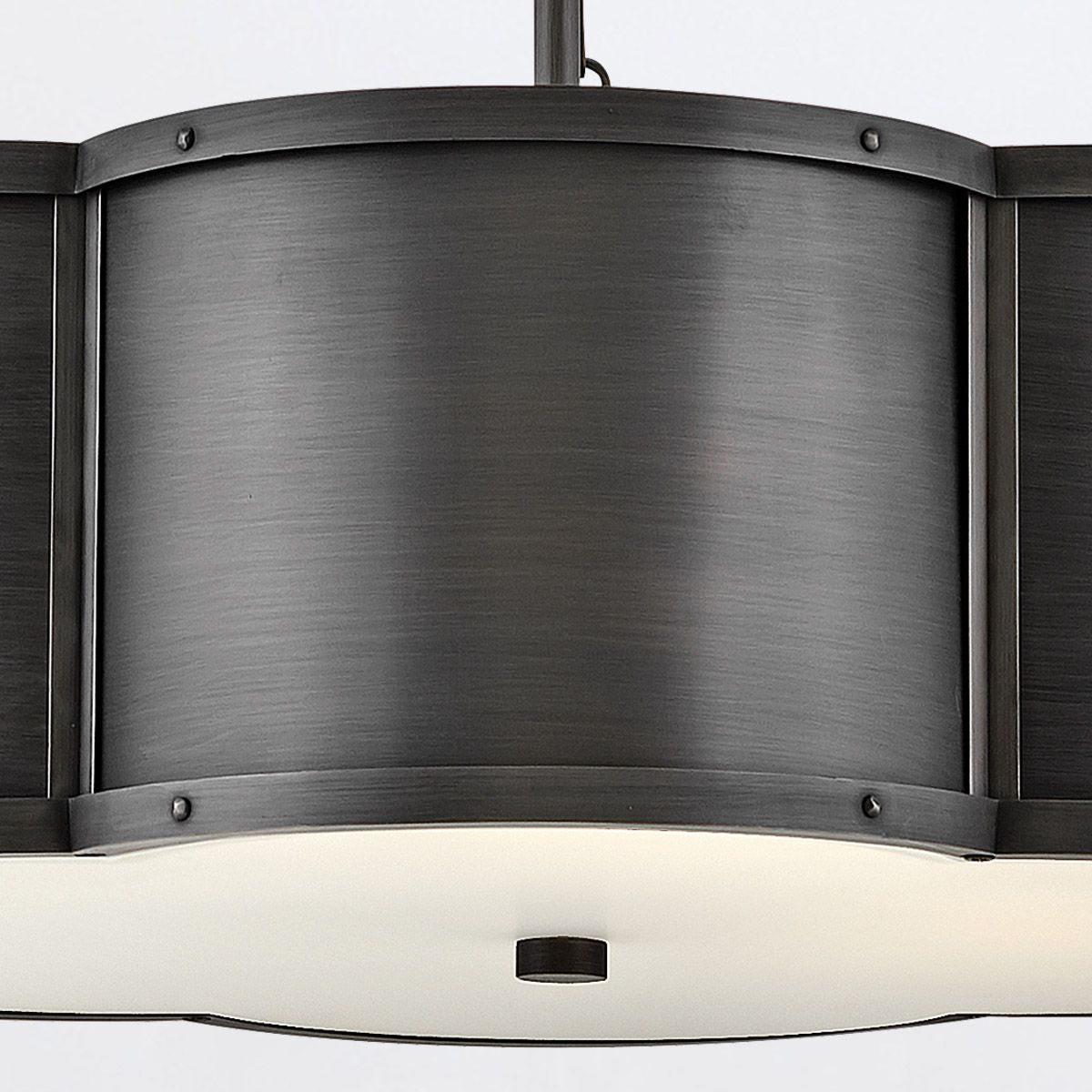 Quintiesse Chance 3 Light Pendant - Blackened Brass