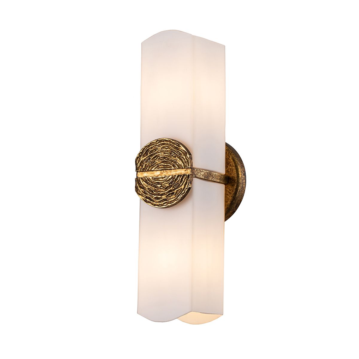 Quintiesse Elan 2 Light Wall Light - Gold Leaf