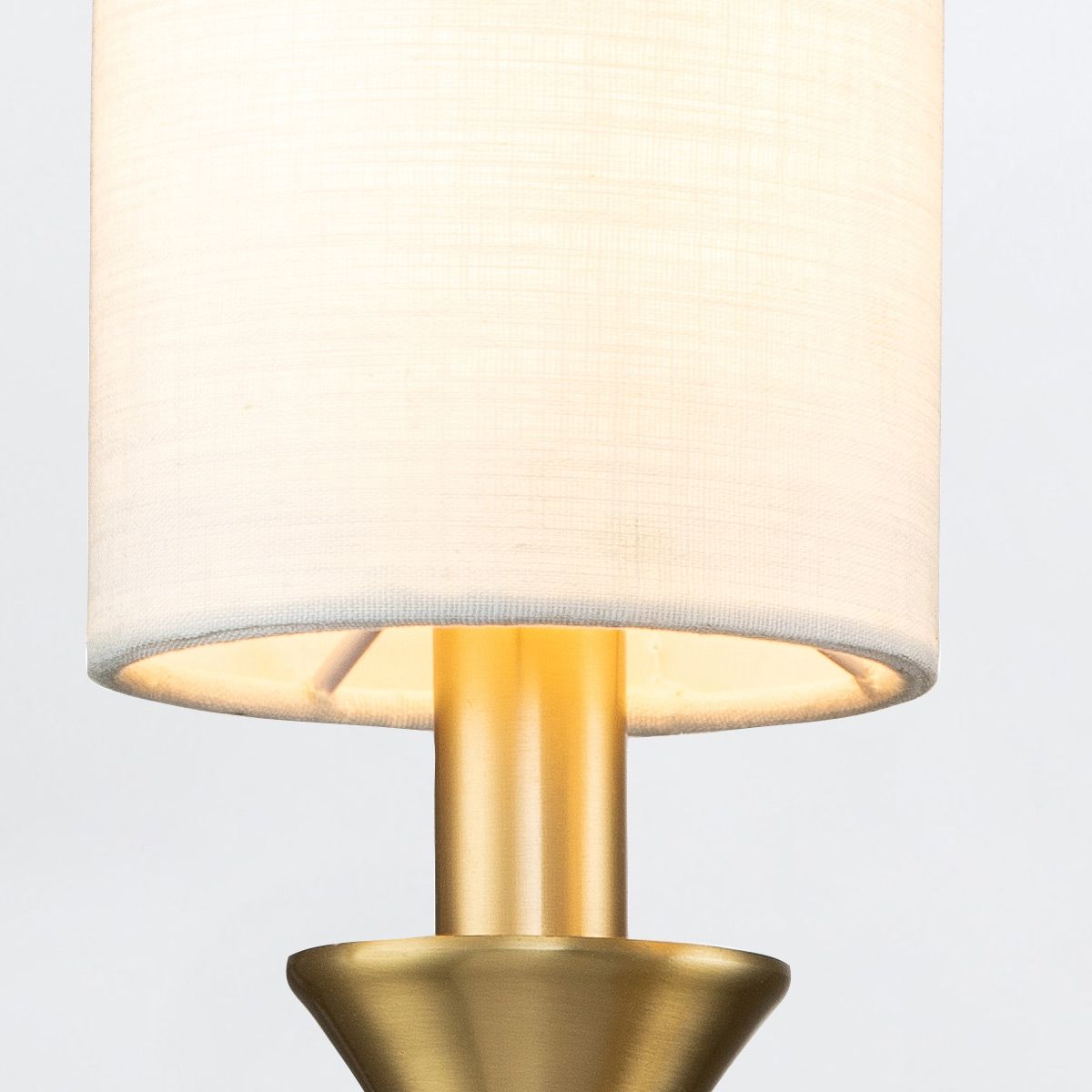 Quintiesse Epsilon 2 Light Wall Light - Aged Brass