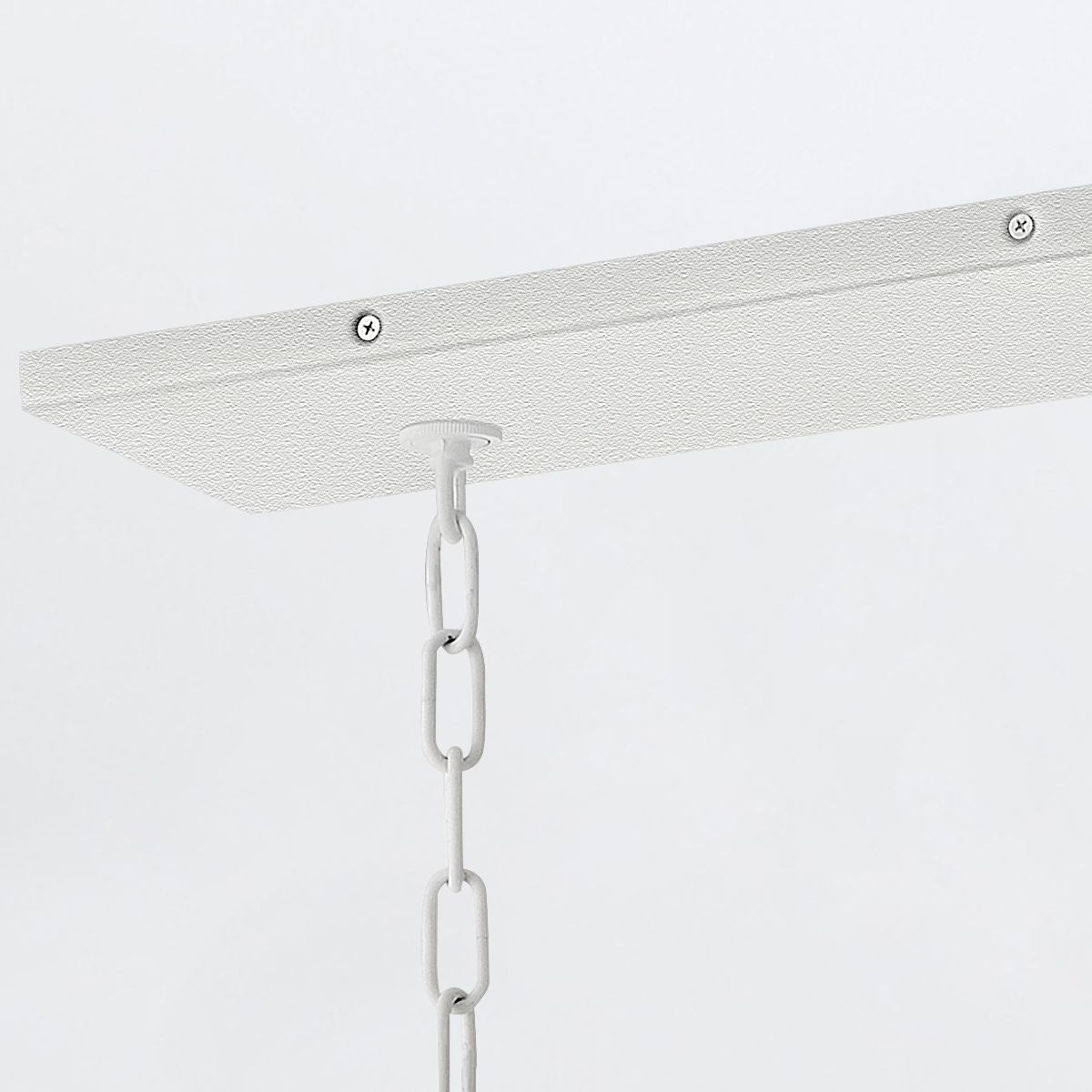 Quintiesse Flora0 10 Light Linear Chandelier - Textured Plaster