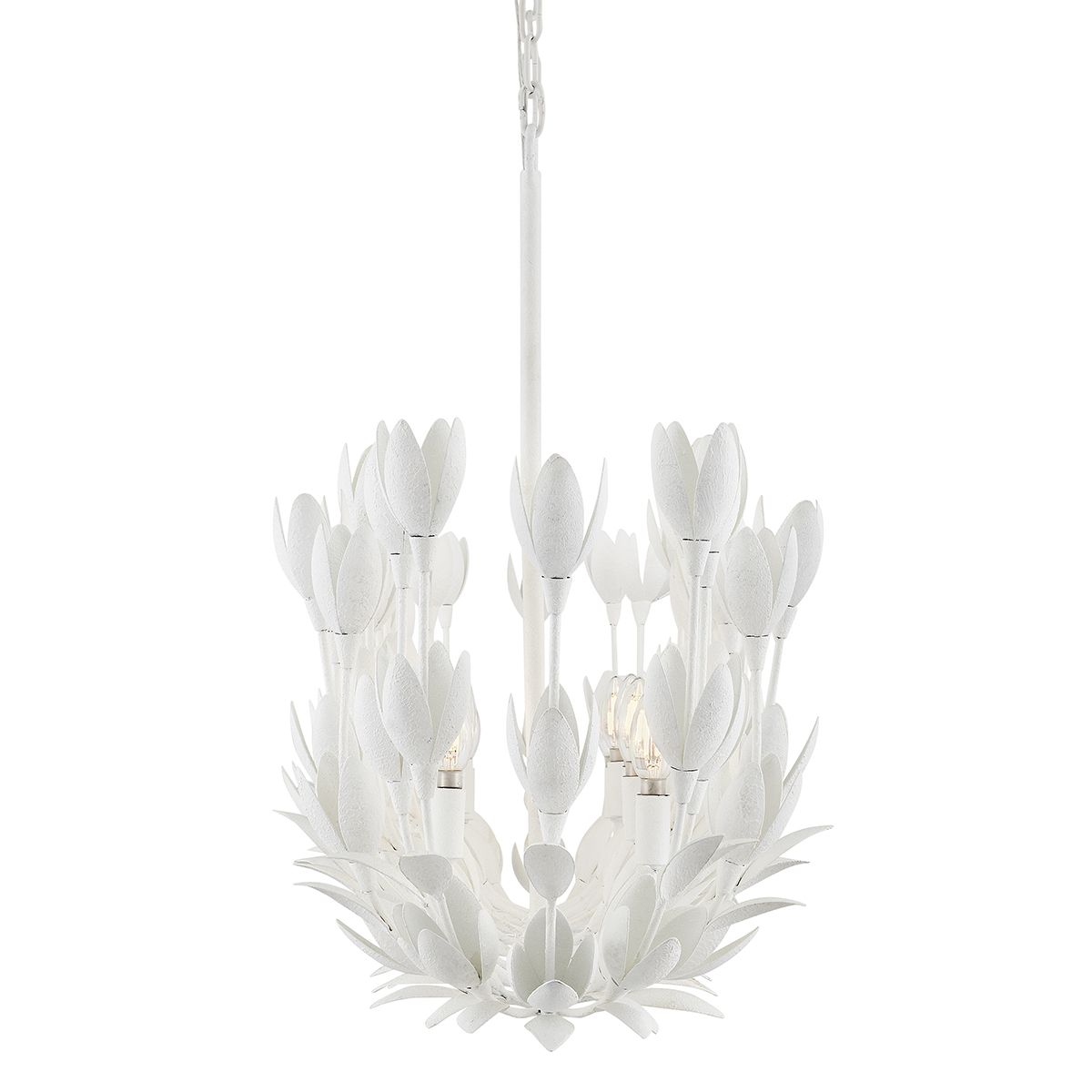 Quintiesse Flora 3 Light Duo-Mount Pendant - Textured Plaster