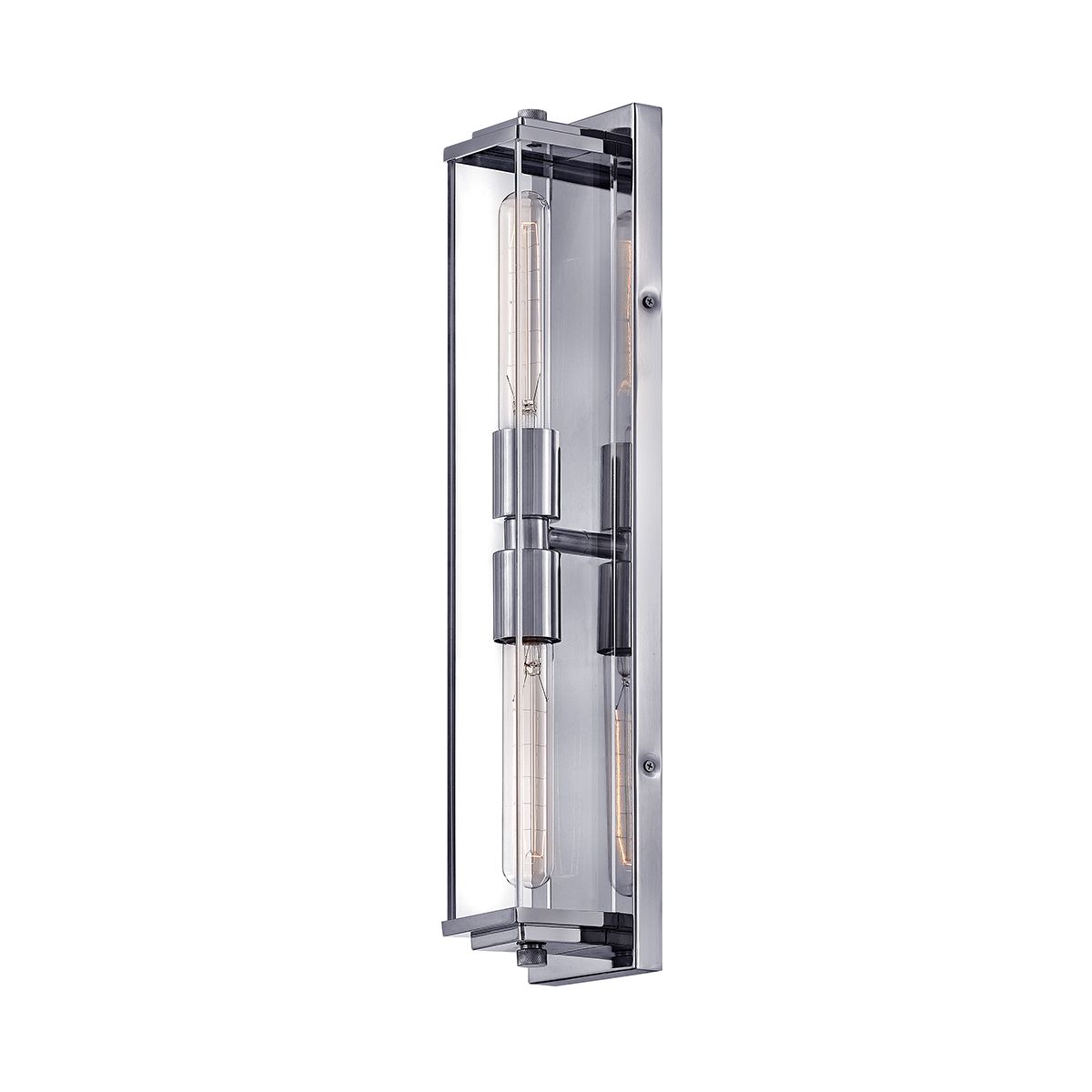 Quintiesse Henri 2 Light Wall Light - Polished Chrome