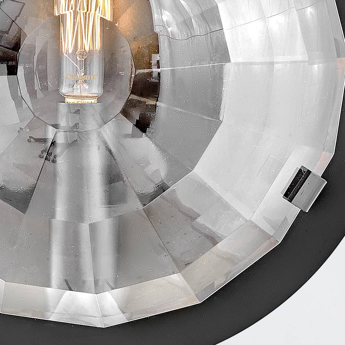 Quintiesse Leo 1 Light Wall Light - Black