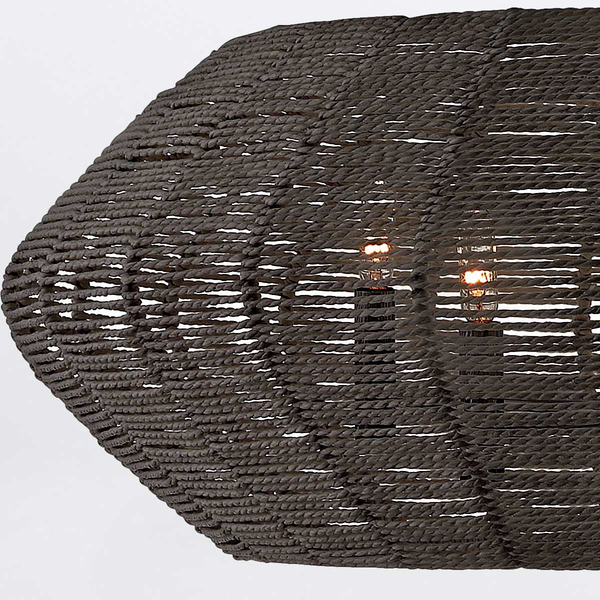 Quintiesse Luca 5 Light Duo-Mount Pendant - Black