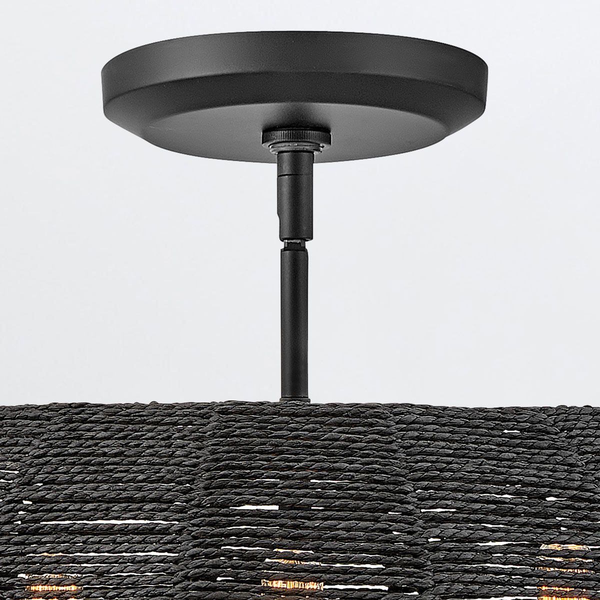 Quintiesse Luca 3 Light Duo-Mount Pendant - Black