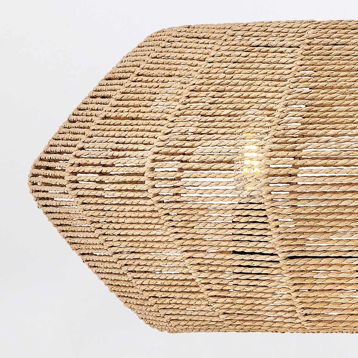 Quintiesse Luca 3 Light Duo-Mount Pendant - Black & Camel