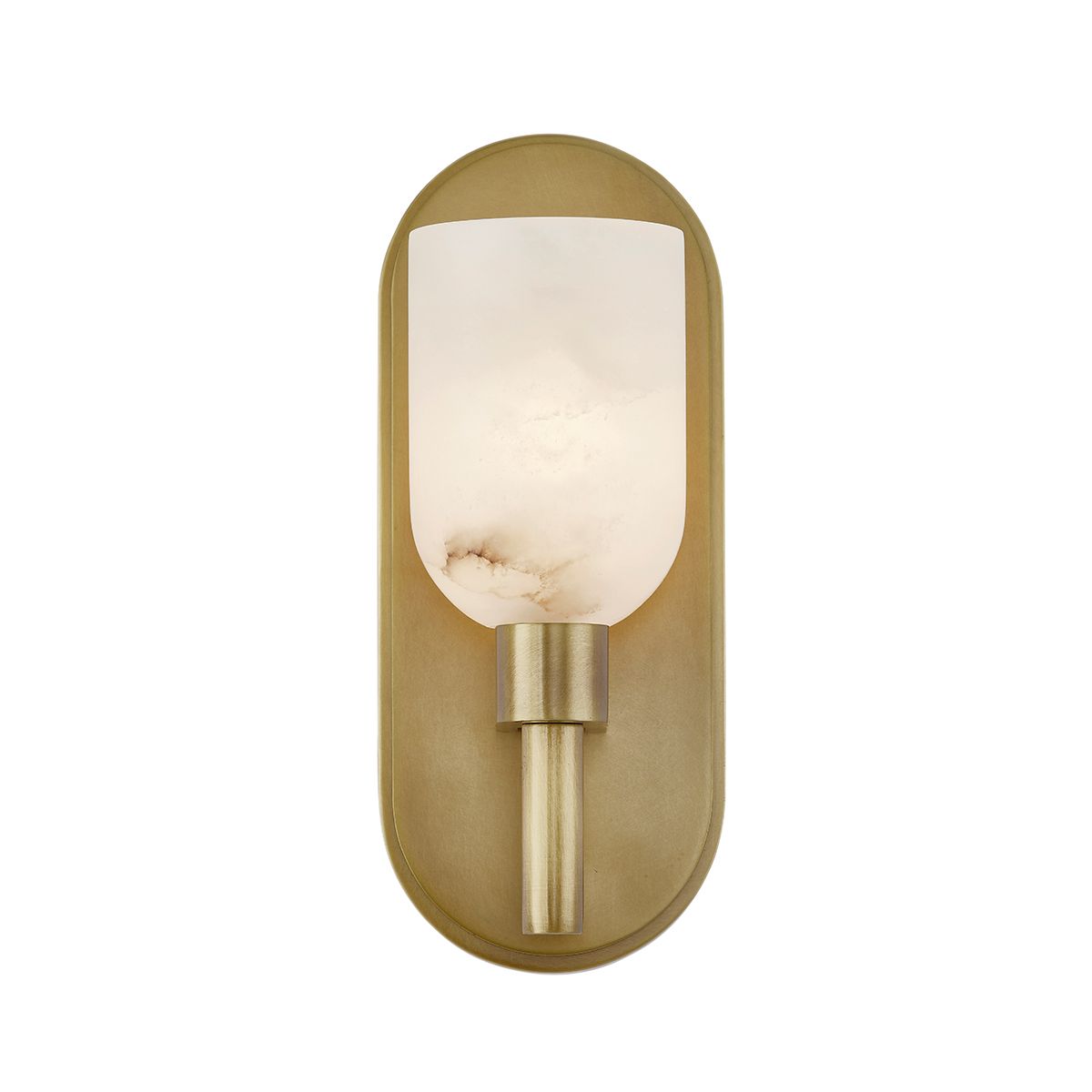 Quintiesse Lucian 1 Light Wall Light - Vintage Brass