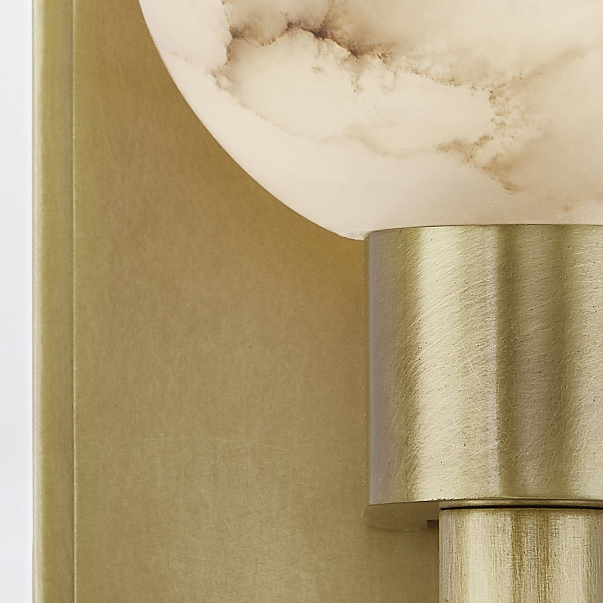 Quintiesse Lucian 1 Light Wall Light - Vintage Brass