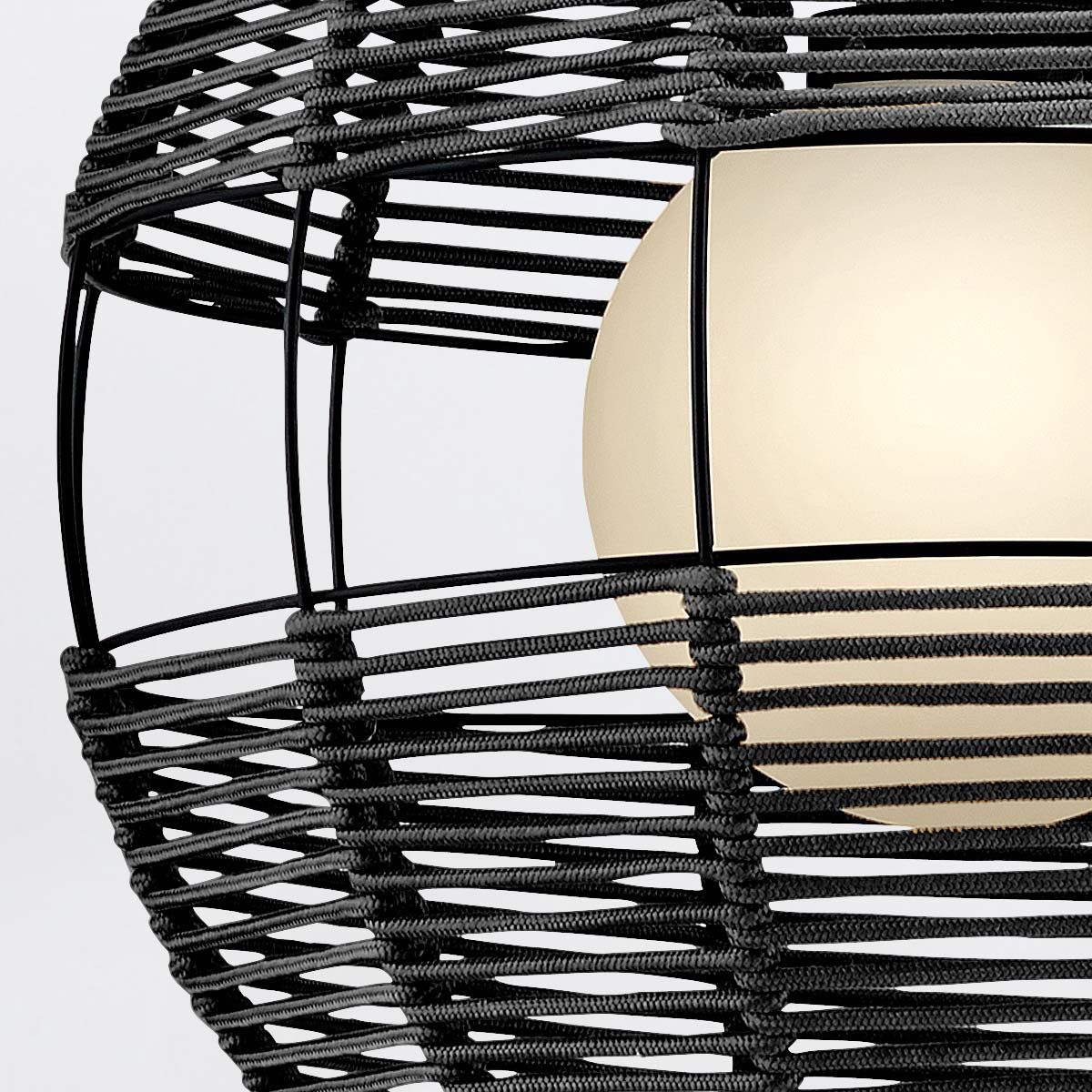 Quintiesse Maddox 1 Light Medium Outdoor Pendant - Black