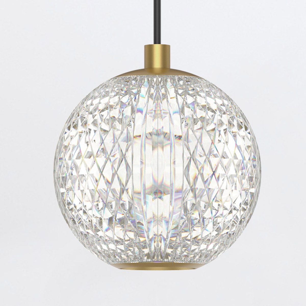 Quintiesse Marni Mini LED Pendant - Natural Brass