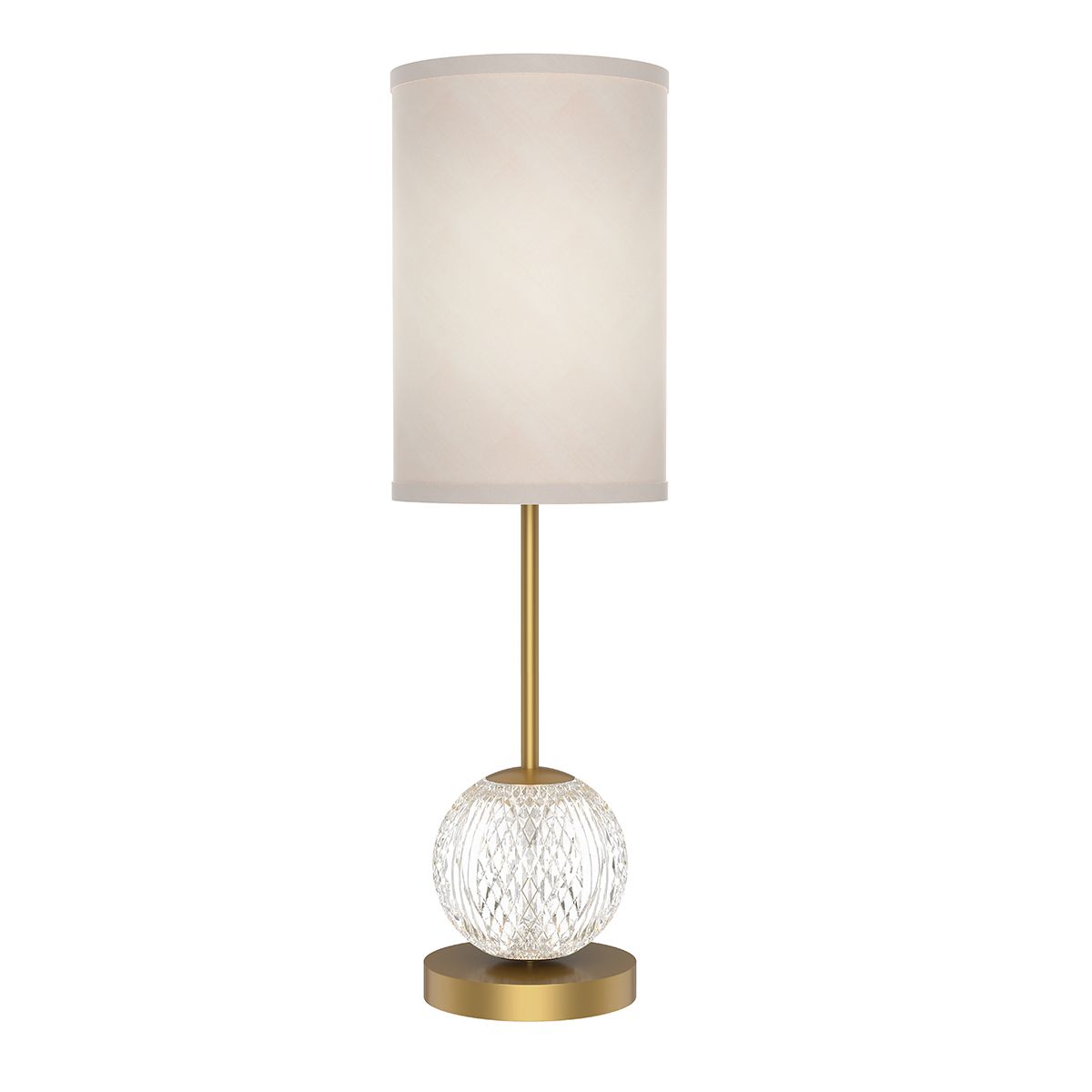 Quintiesse Marni Medium LED Table Lamp - Natural Brass