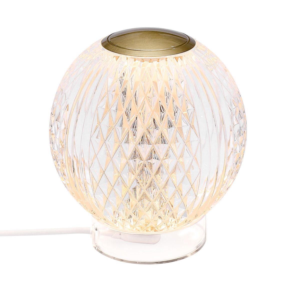 Quintiesse Marni Small LED Table Lamp - Natural Brass