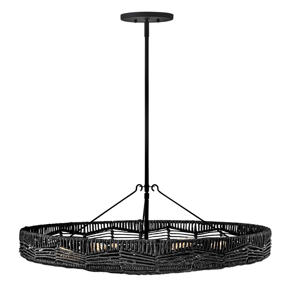 Quintiesse Ophelia 6 Light Duo Mount Pendant - Black