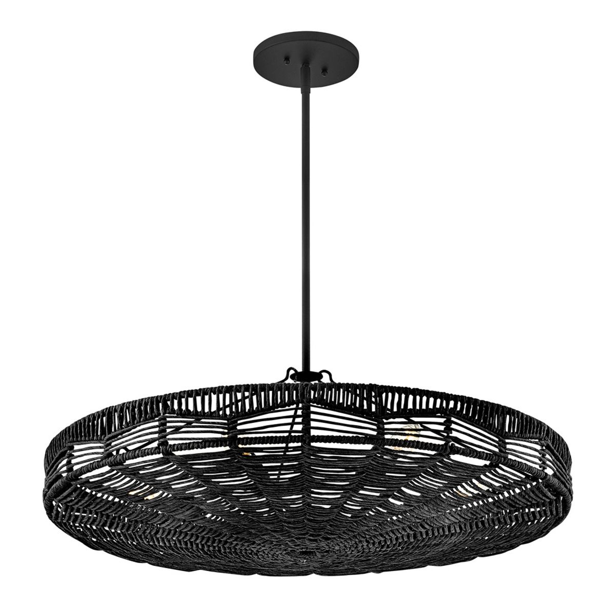 Quintiesse Ophelia 6 Light Duo Mount Pendant - Black