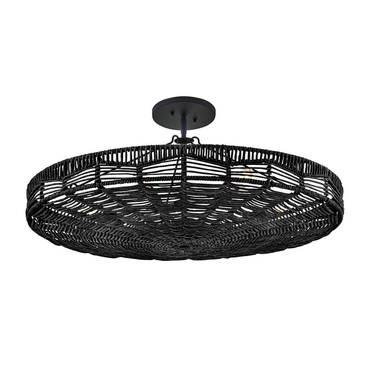 Quintiesse Ophelia 6 Light Duo Mount Pendant - Black