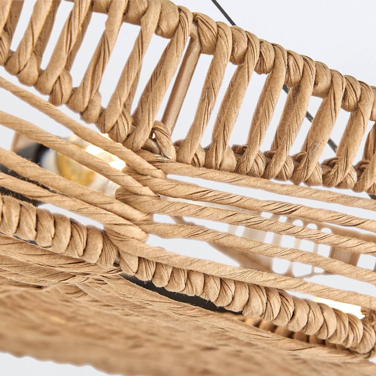 Quintiesse Ophelia 6 Light Duo Mount Pendant - Black & Camel