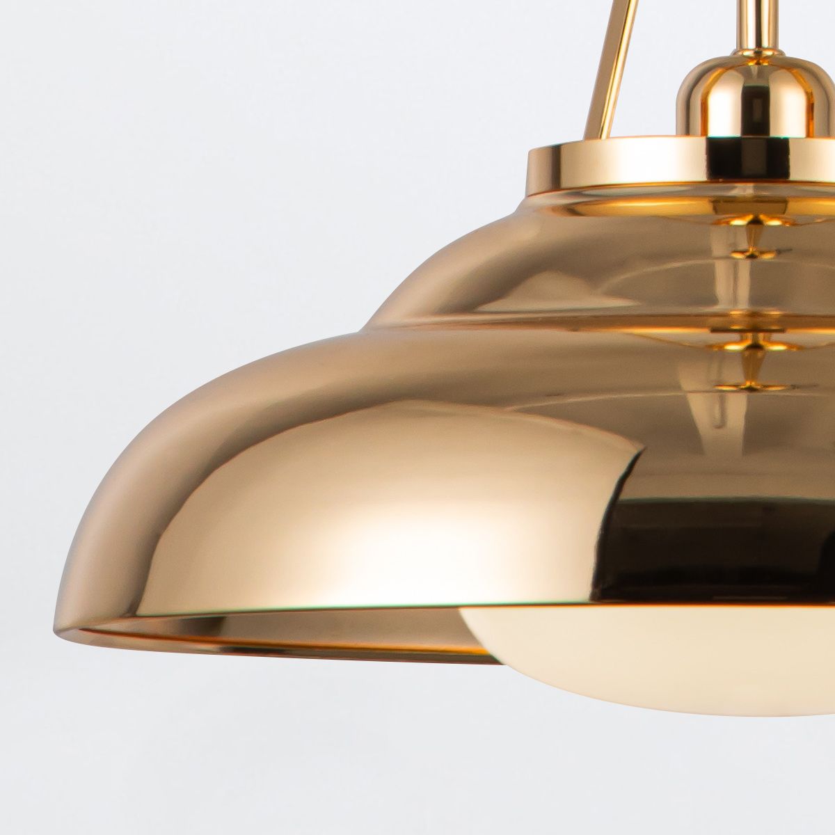 Quintiesse Palmetto 1 Light Pendant - Polished Brass