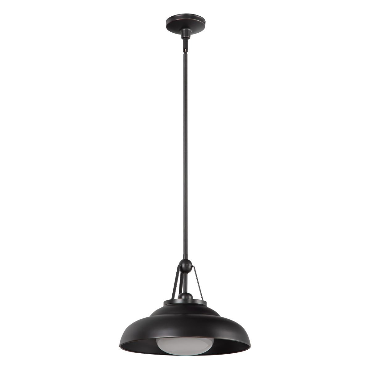 Quintiesse Palmetto 1 Light Pendant - Urban Bronze