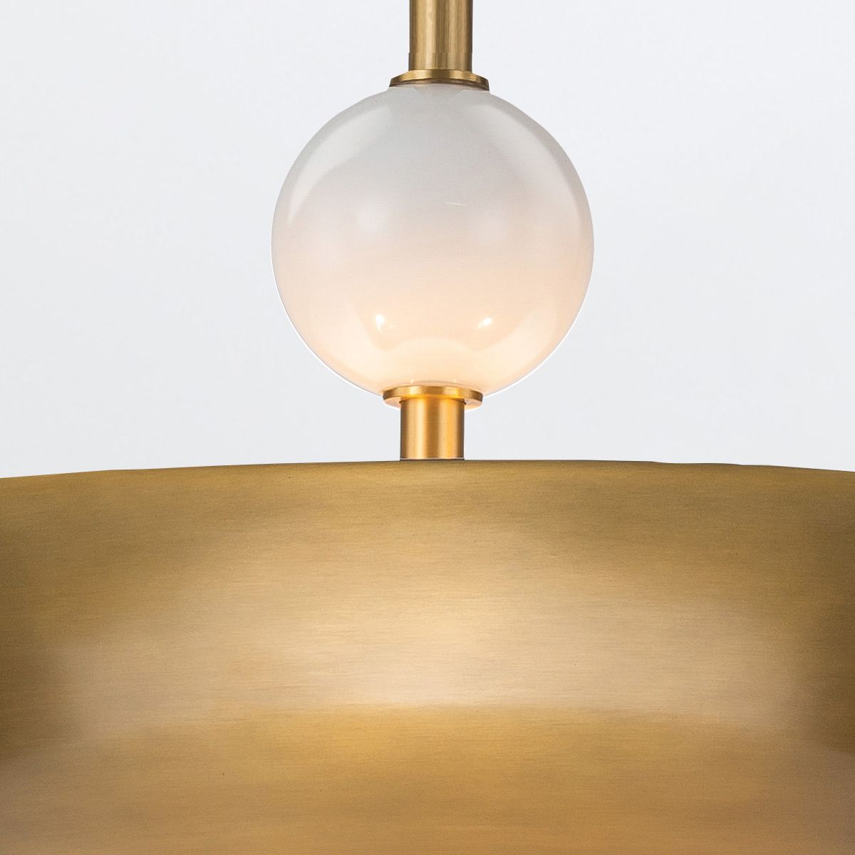 Quintiesse Saucer 4 Light Large Pendant - Aged Brass