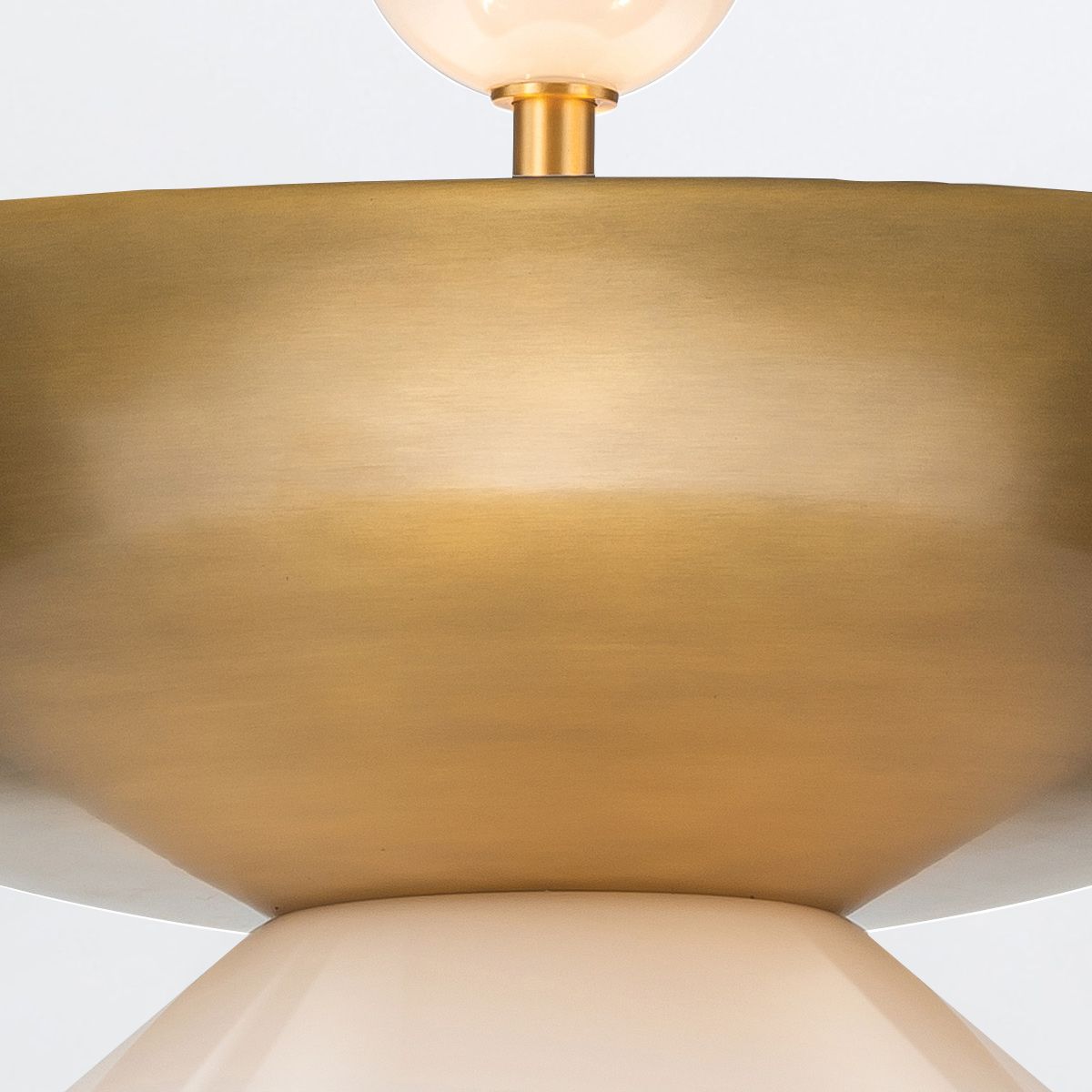 Quintiesse Saucer 4 Light Large Pendant - Aged Brass