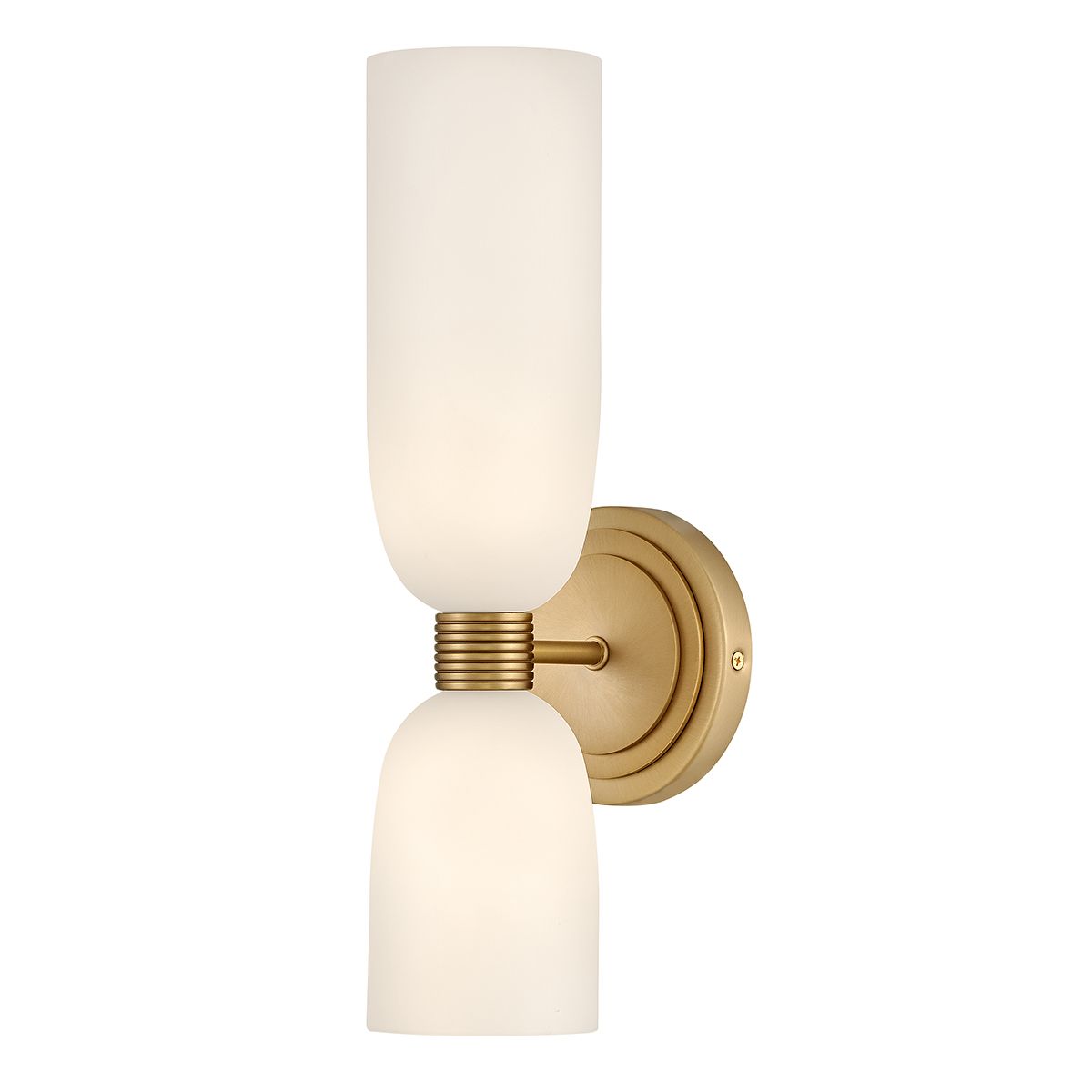 Quintiesse Tallulah 2 Light Wall Light - Lacquered Brass