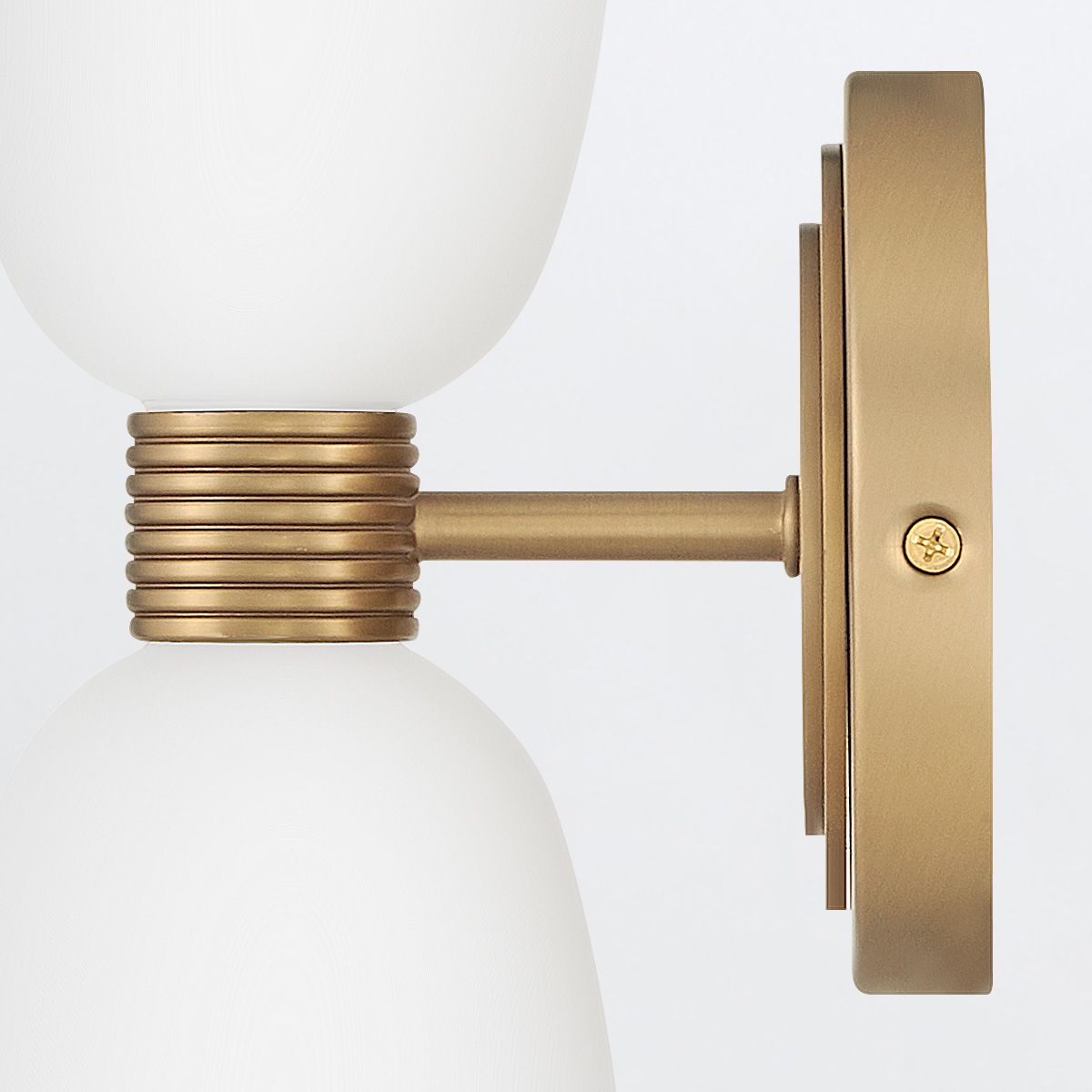 Quintiesse Tallulah 2 Light Wall Light - Lacquered Brass