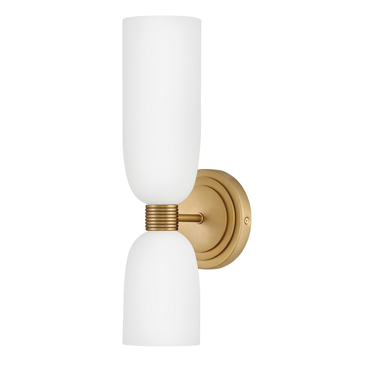 Quintiesse Tallulah 2 Light Wall Light - Lacquered Brass