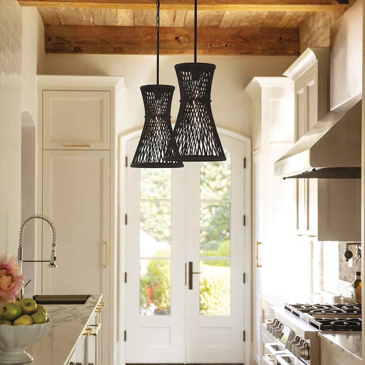 Quintiesse Twyla 1 Light Pendant - Black