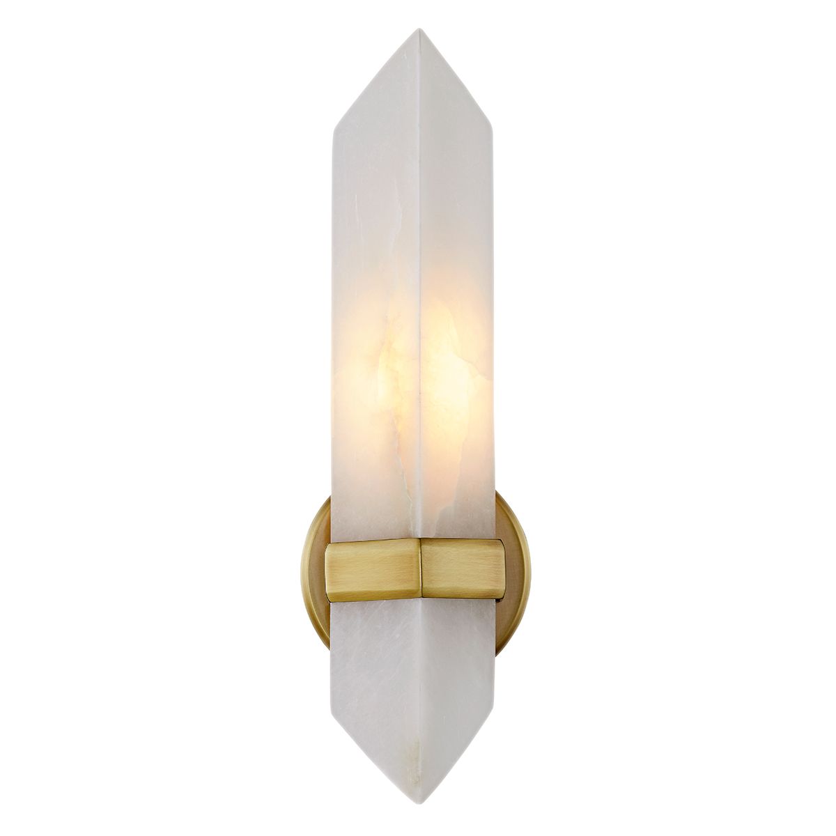 Quintiesse Valencia 1 Light Wall Light - Vintage Brass