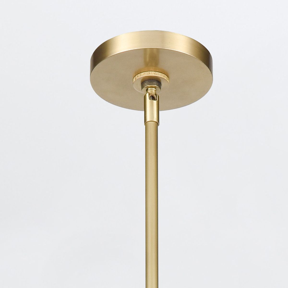 Quintiesse Valise LED Linear Pendant - Vintage Brass & Tuxedo Leather