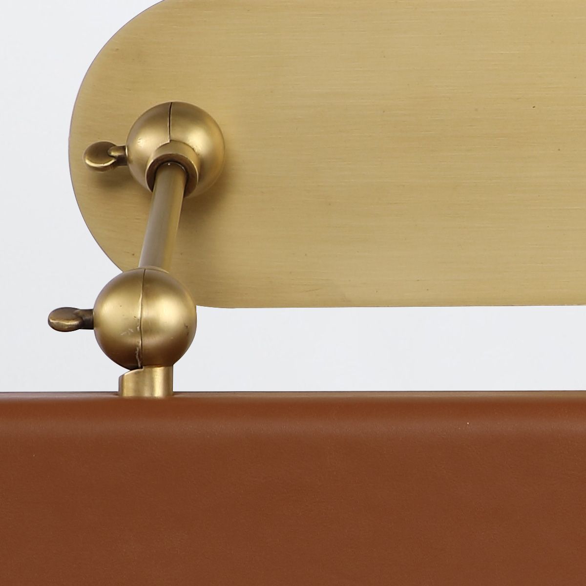 Quintiesse Valise Large LED Picture Light - Vintage Brass & Cognac Leather