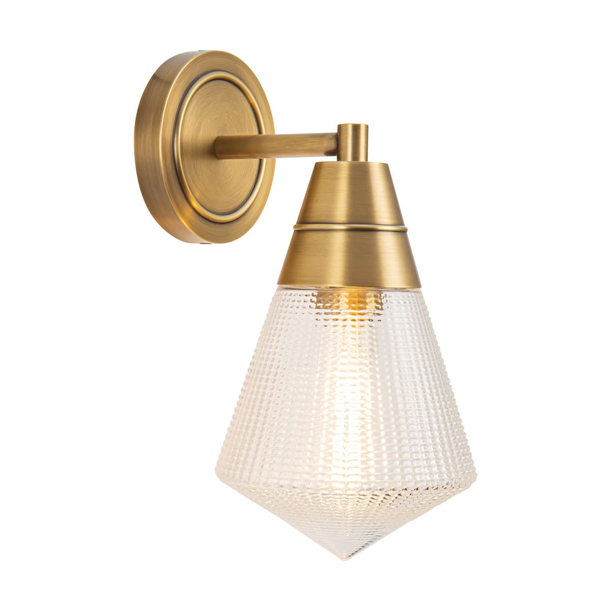 Quintiesse Willard 1 Light Wall Light - Vintage Brass