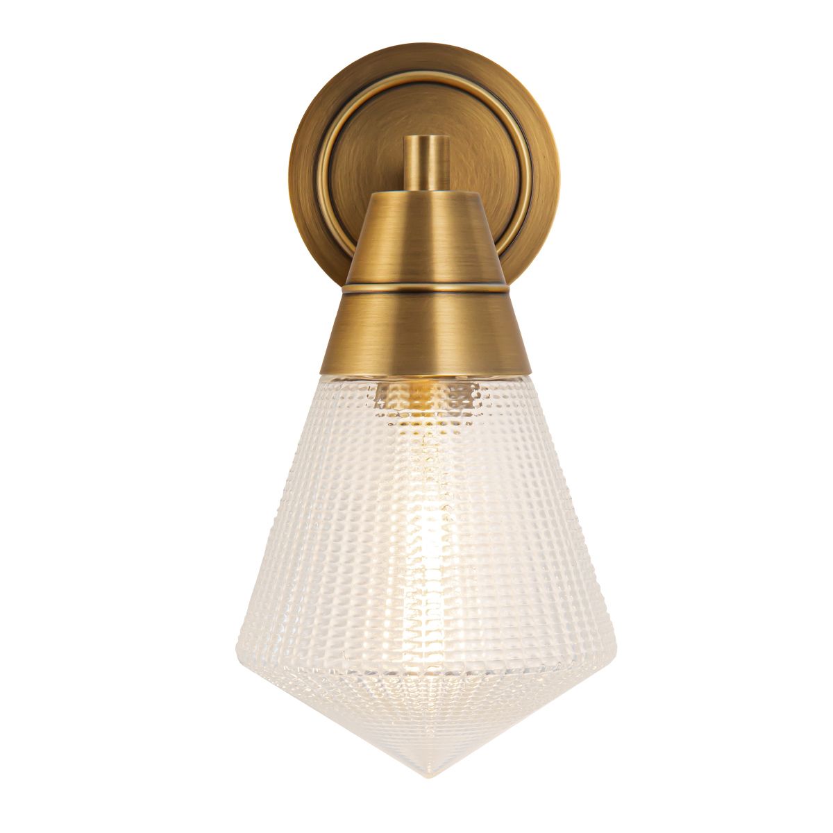 Quintiesse Willard 1 Light Wall Light - Vintage Brass