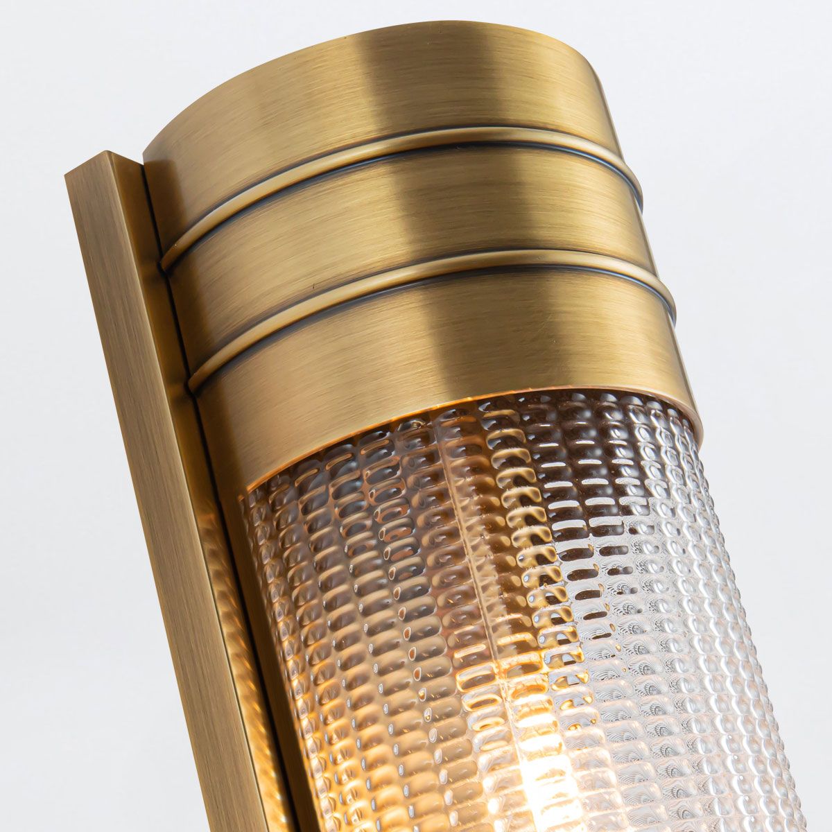 Quintiesse Willard 2 Light Linear Wall Light - Vintage Brass