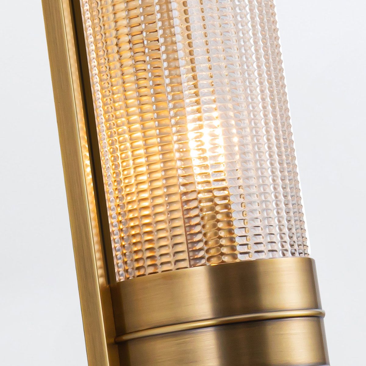 Quintiesse Willard 2 Light Linear Wall Light - Vintage Brass