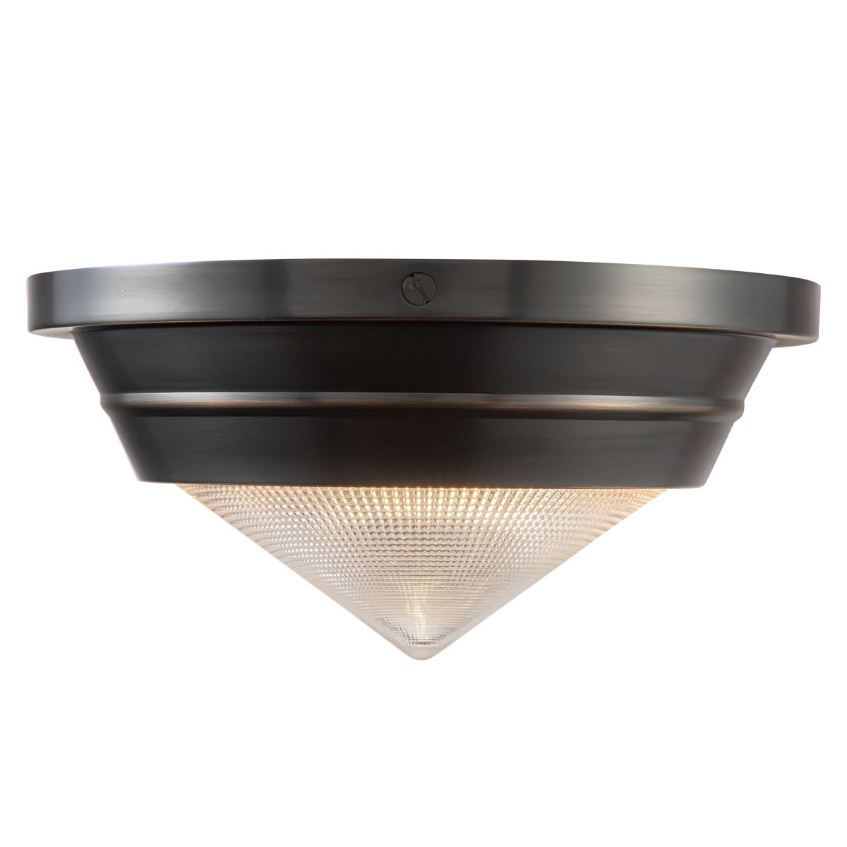Quintiesse Willard 1 Light Small Flush - Urban Bronze