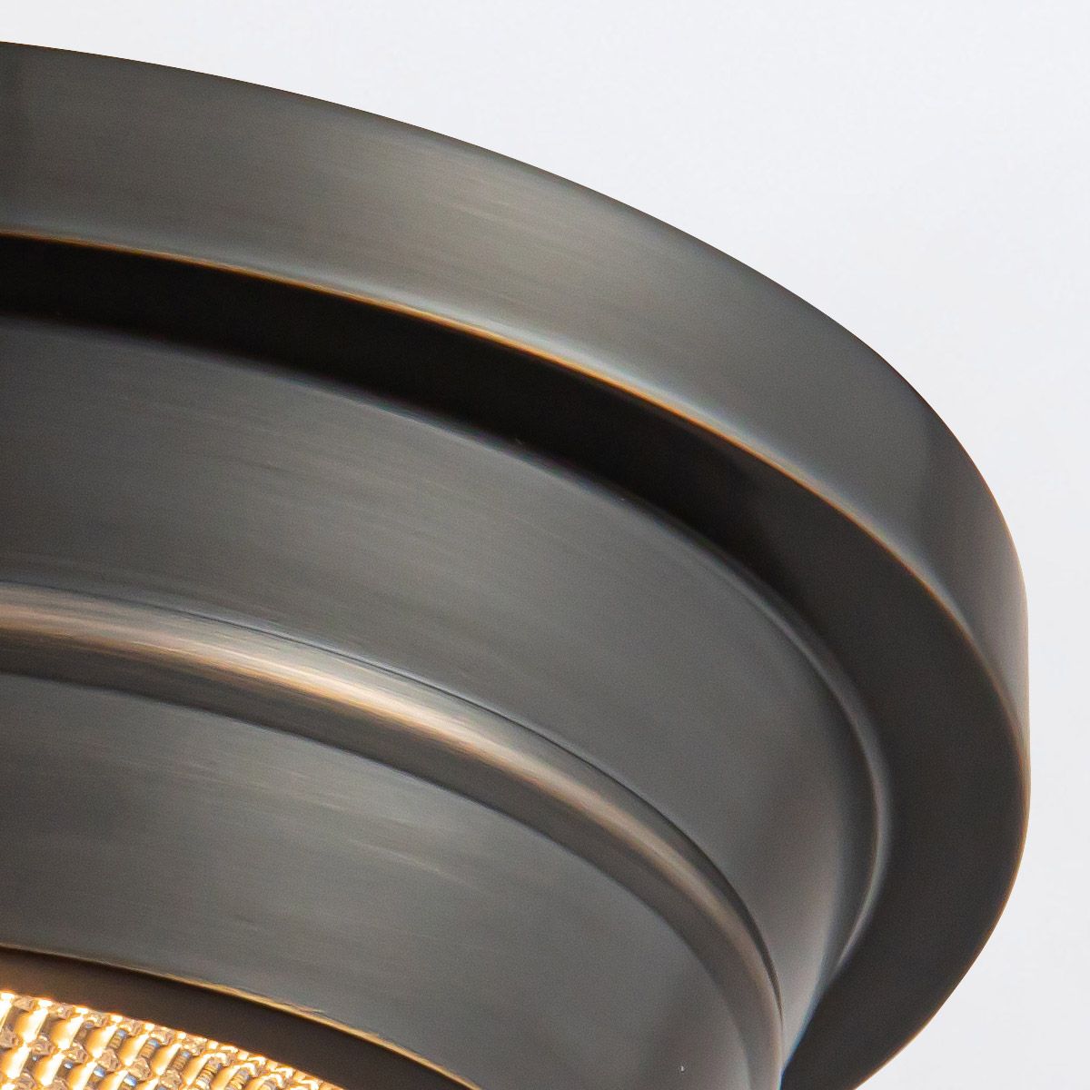 Quintiesse Willard 1 Light Small Flush - Urban Bronze