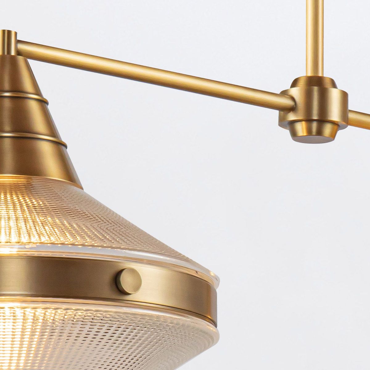 Quintiesse Willard 2 Light Linear Pendant - Vintage Brass