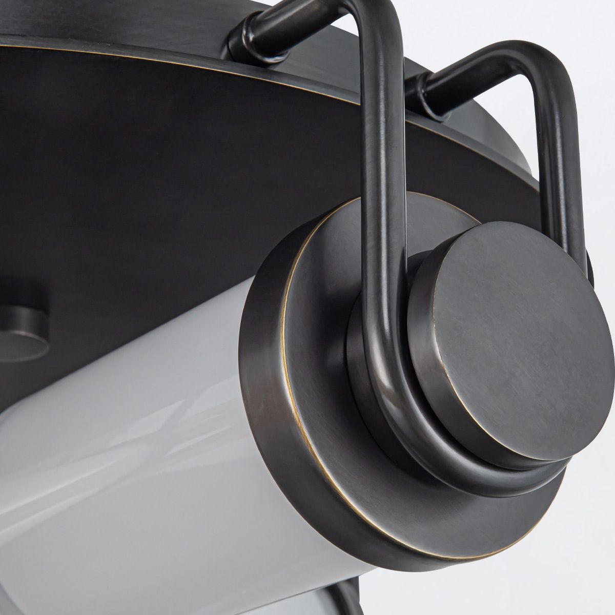 Quintiesse Wynwood 3 Light Flush - Urban Bronze