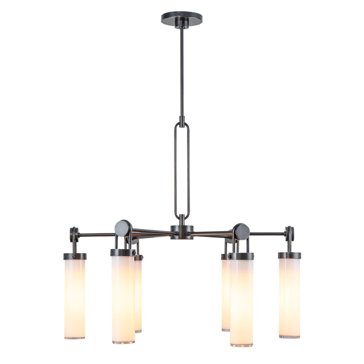 Quintiesse Wynwood 6 Light Chandelier - Urban Bronze