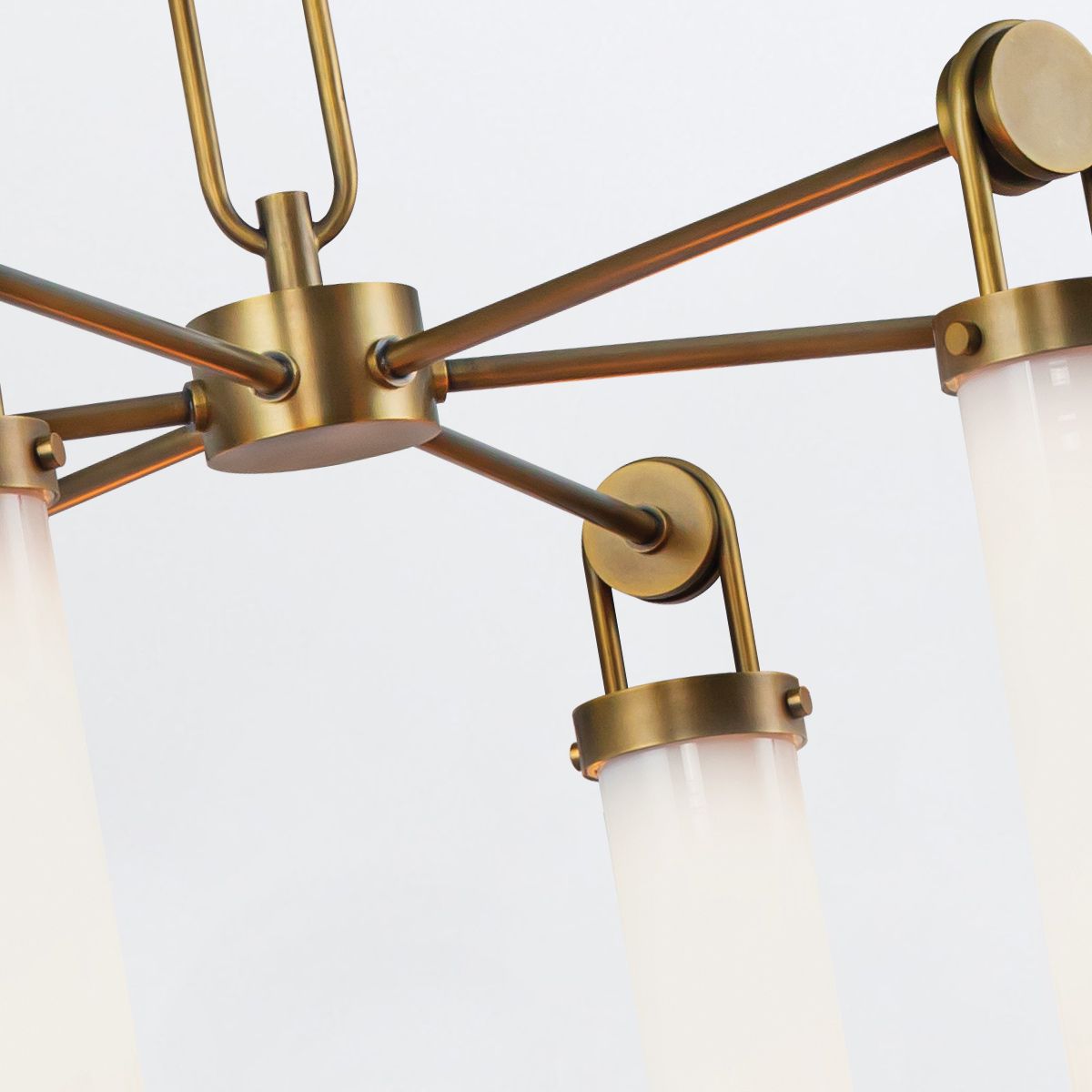 Quintiesse Wynwood 6 Light Chandelier - Vintage Brass