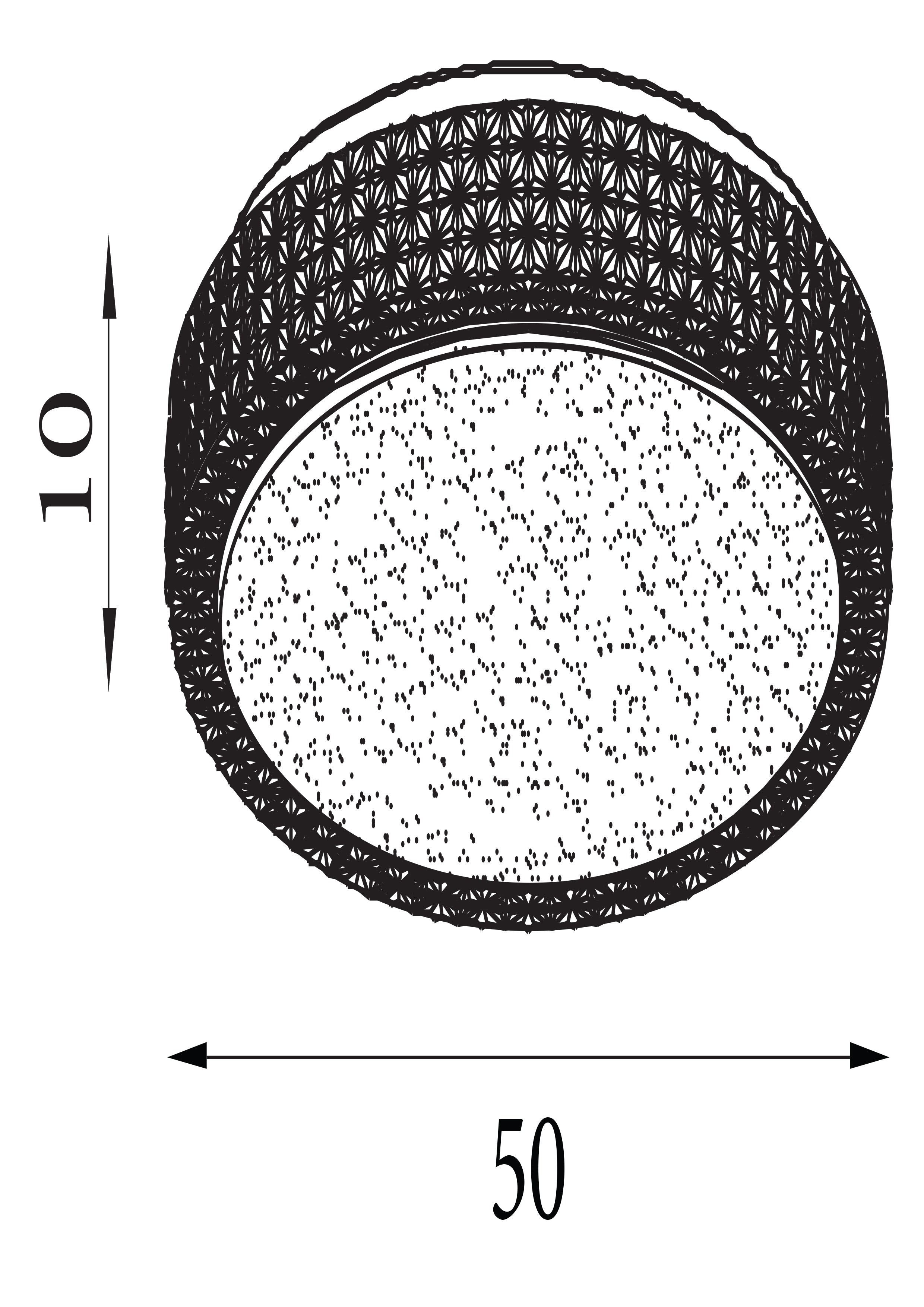 Searchlight Remote Control LED Flush Ceiling Fitting