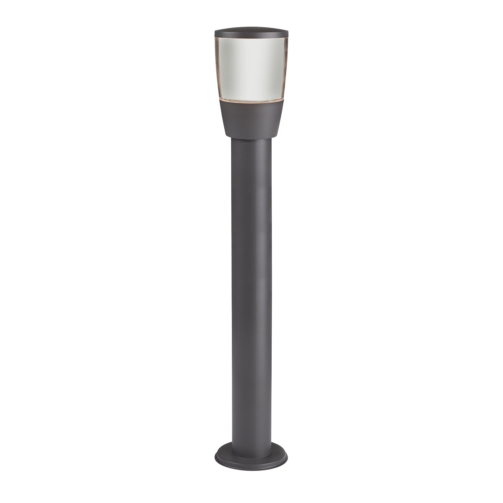 Searchlight Tees 900mm Outdoor Post - Grey & Polycarbonate