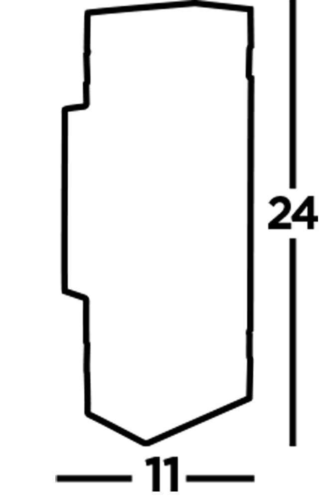 Searchlight Shelley LED Outdoor Wall Light - Black & Glass Diffuser - IP44