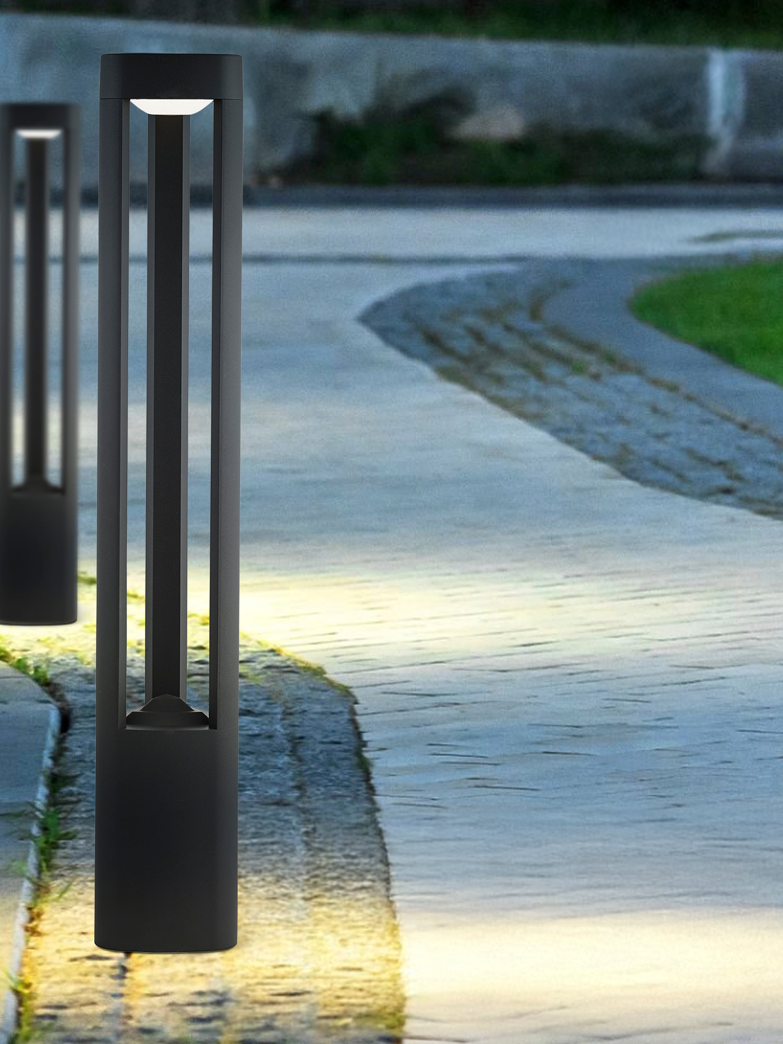 Searchlight Melrose LED Outdoor Post 800mm Height - Dark Grey