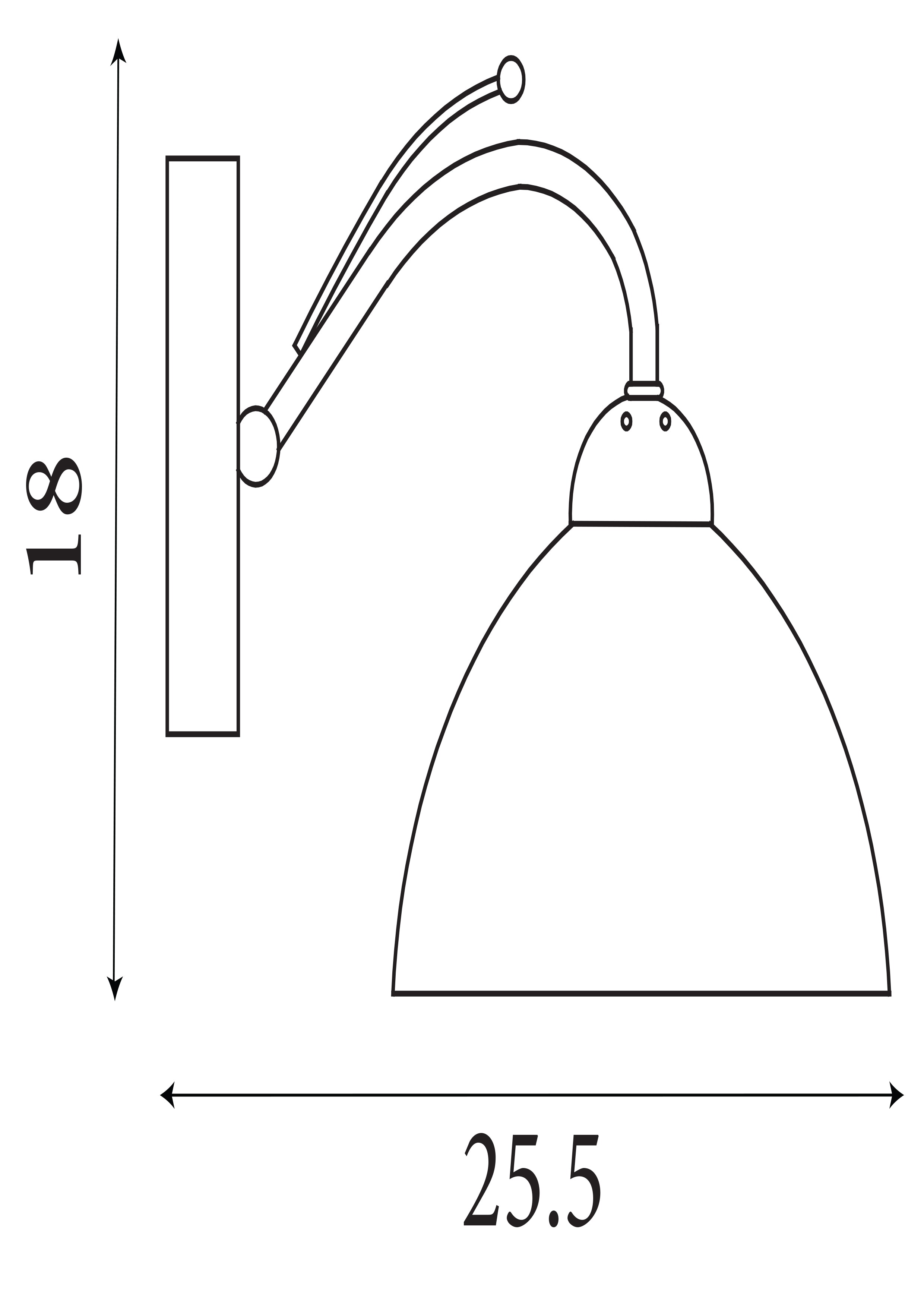 Searchlight Melville Single Wall Bracket - Antique Brass & Alabaster Glass