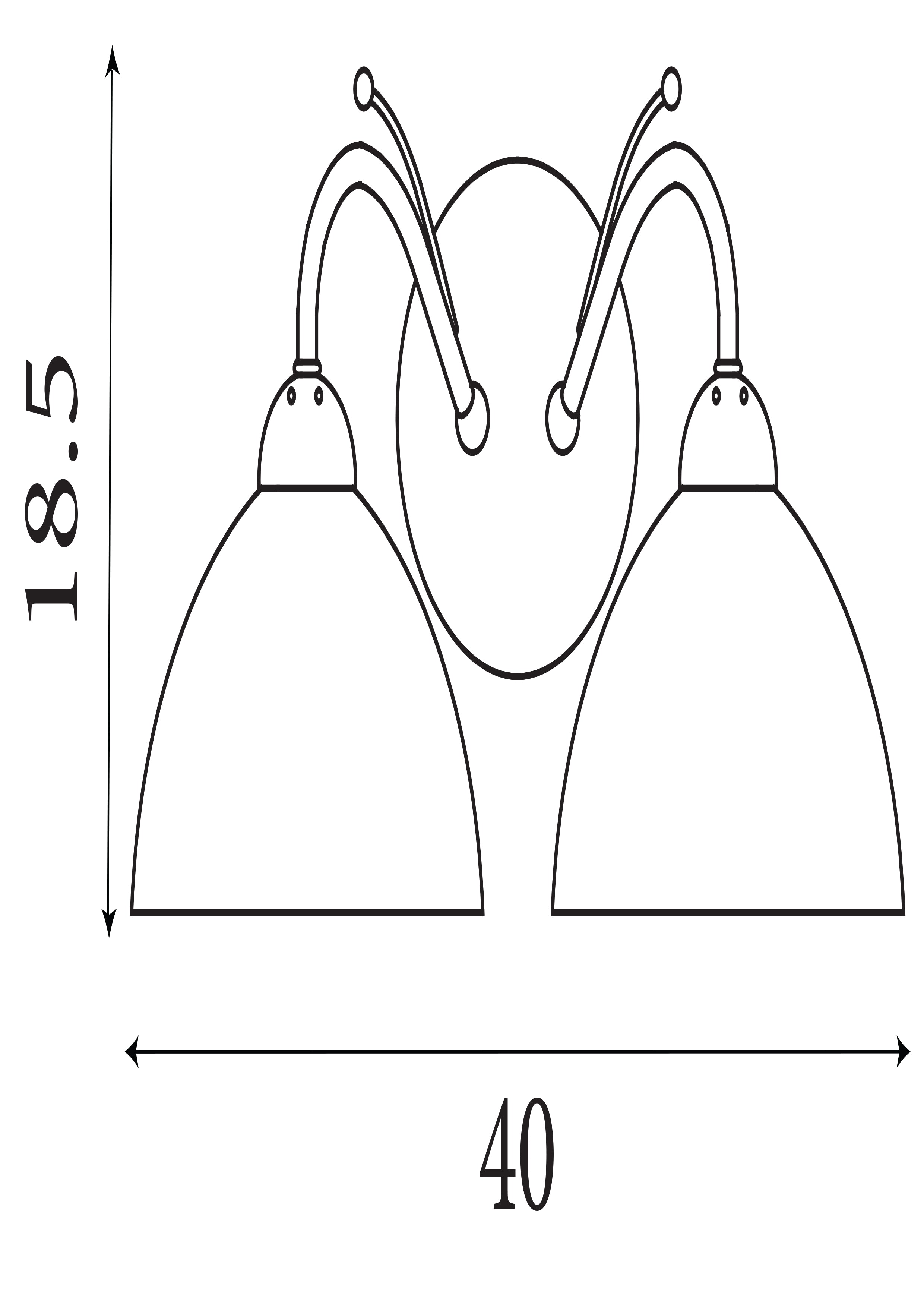 Searchlight Melville - 2 Light Wall Bracket, Antique Brass, Alabaster Glass