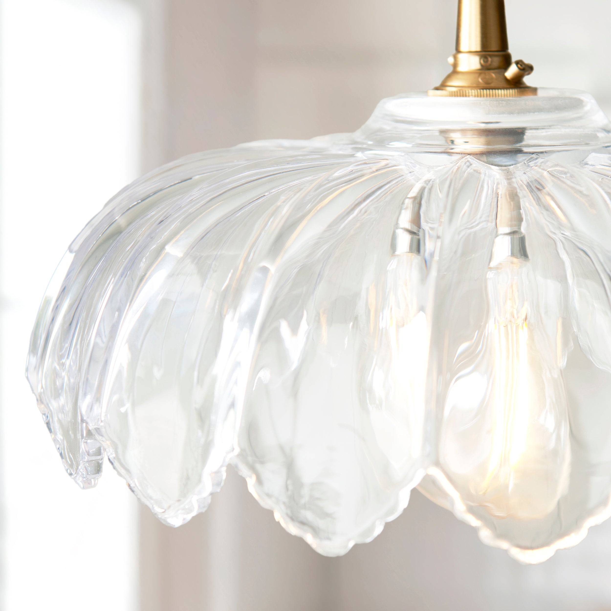 Endon Camellia Easyfit Pendant - Shade Only - Clear Glass